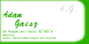adam gaisz business card